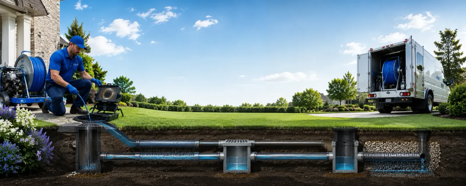 Outdoor drain cleaning information for Posen, IL